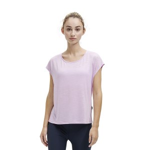 On Running Active-T Flow Women's T Shirts Pink | 3546179_SG