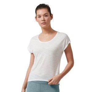 On Running Active-T Flow Women's T Shirts White | 6741830_SG