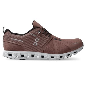 On Running Cloud 5 Waterproof Men's Sneakers Chocolate | 5481639_SG