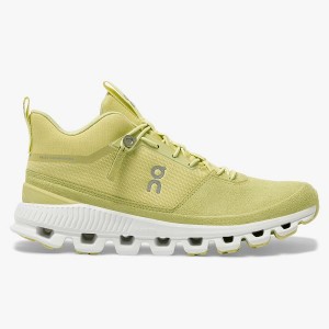 On Running Cloud Hi Women's Sneakers Yellow | 9570638_SG