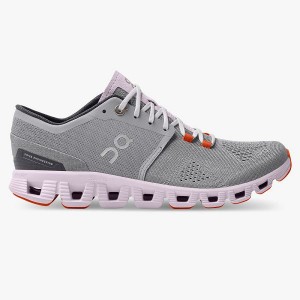 On Running Cloud X 2 Women's Road Running Shoes Grey | 7835406_SG