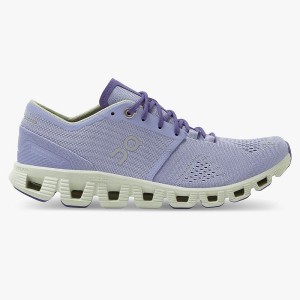On Running Cloud X 2 Women's Road Running Shoes Lavender | 4108352_SG