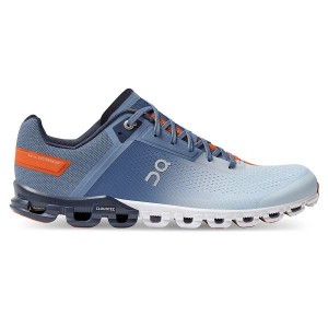 On Running Cloudflow Men's Road Running Shoes Blue / Orange | 3790812_SG