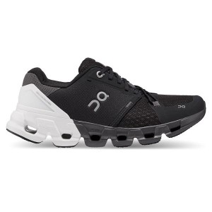 On Running Cloudflyer 4 Wide Women's Road Running Shoes Black / White | 3164709_SG