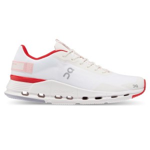 On Running Cloudnova Form Women's Sneakers White / Red | 5948103_SG