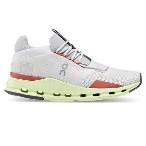 On Running Cloudnova Women's Sneakers White / Light Green | 9856730_SG
