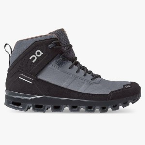 On Running Cloudridge Men's Hiking Boots Grey / Black | 7435986_SG