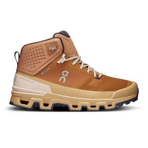 On Running Cloudrock 2 Waterproof Men's Hiking Boots Brown | 7512908_SG