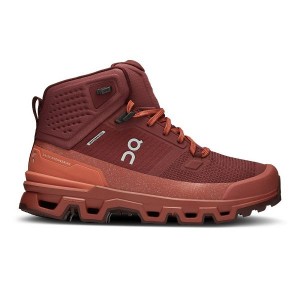 On Running Cloudrock 2 Waterproof Women's Hiking Boots Red / Orange | 3692548_SG