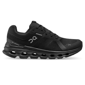 On Running Cloudrunner Waterproof Women's Road Running Shoes Black | 7836905_SG