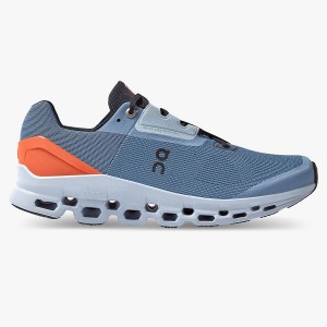 On Running Cloudstratus 2 Men's Road Running Shoes Blue / Orange | 5728136_SG