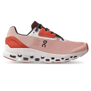 On Running Cloudstratus Women's Road Running Shoes Rose / Red | 7901234_SG