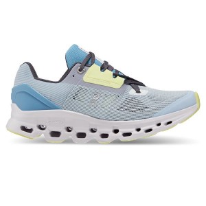 On Running Cloudstratus Women's Road Running Shoes Blue / Lavender | 9610238_SG