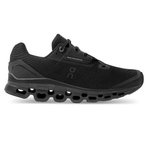 On Running Cloudstratus Women's Road Running Shoes Black | 3941082_SG