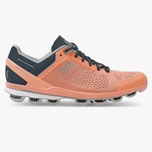 On Running Cloudsurfer 5 Women's Road Running Shoes Coral / Navy | 2410537_SG