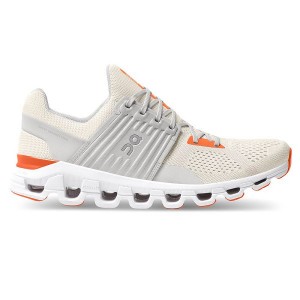 On Running Cloudswift Men's Road Running Shoes White / Orange | 3986025_SG
