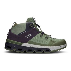 On Running Cloudtrax Women's Hiking Boots Green | 7543189_SG