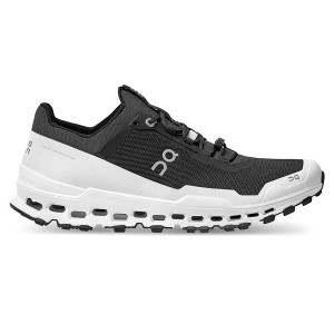 On Running Cloudultra Men's Trail Running Shoes Black / White | 4102976_SG