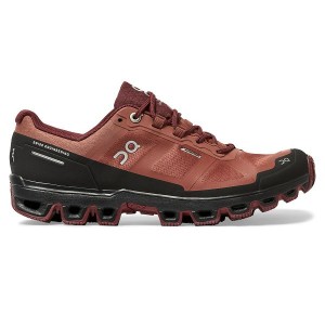 On Running Cloudventure Waterproof 2 Women's Hiking Shoes Brown / Black | 8192473_SG