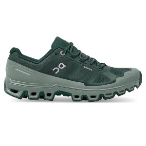 On Running Cloudventure Waterproof 2 Women's Trail Running Shoes Green | 6358042_SG