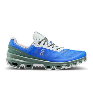 On Running Cloudventure Waterproof 3 Men's Trail Running Shoes Blue / Dark Green | 1987026_SG