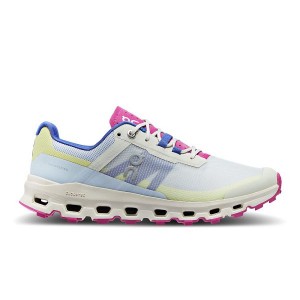 On Running Cloudvista Women's Trail Running Shoes Blue / Yellow | 8192630_SG
