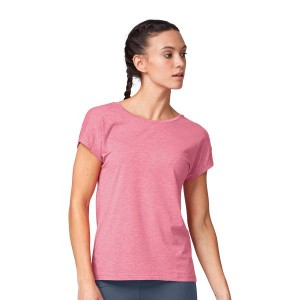 On Running Comfort-T 2 Women's T Shirts Rose | 4632175_SG