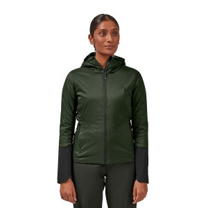 On Running Insulator Women's Jackets Dark Green / Black | 5978103_SG