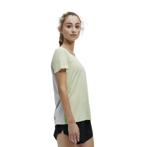 On Running Performance-T 2 Women's T Shirts Green | 7016985_SG