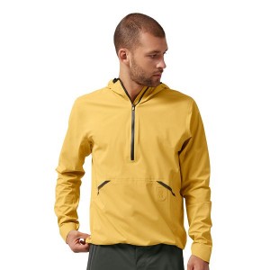 On Running Waterproof Anorak Men's Jackets Mustard | 7302498_SG