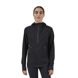 On Running Waterproof Anorak Women's Jackets Black | 6094137_SG