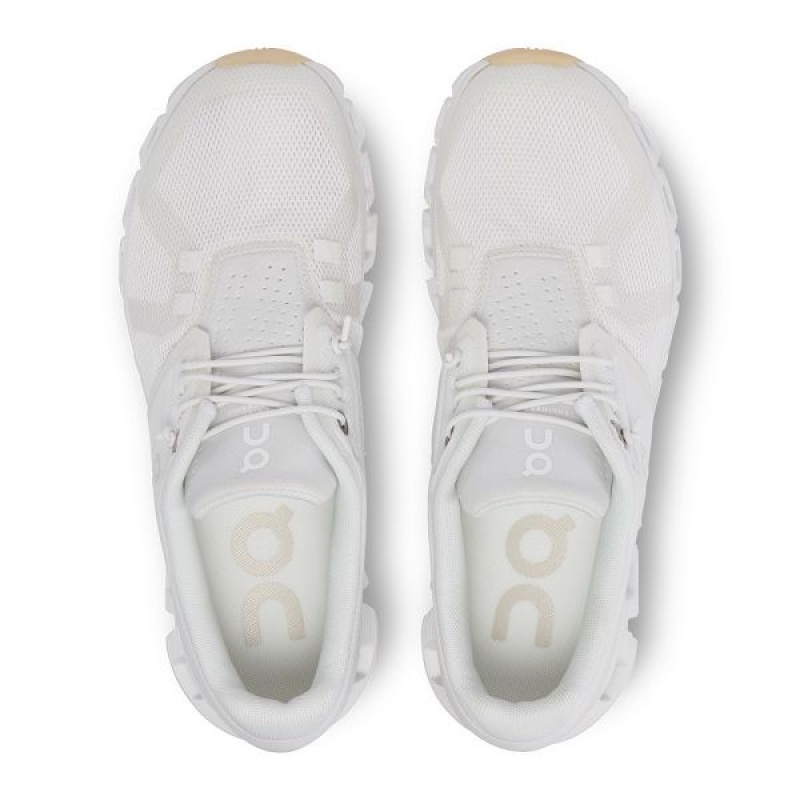 On Running Cloud 5 Undyed Women's Road Running Shoes White | 5631842_SG