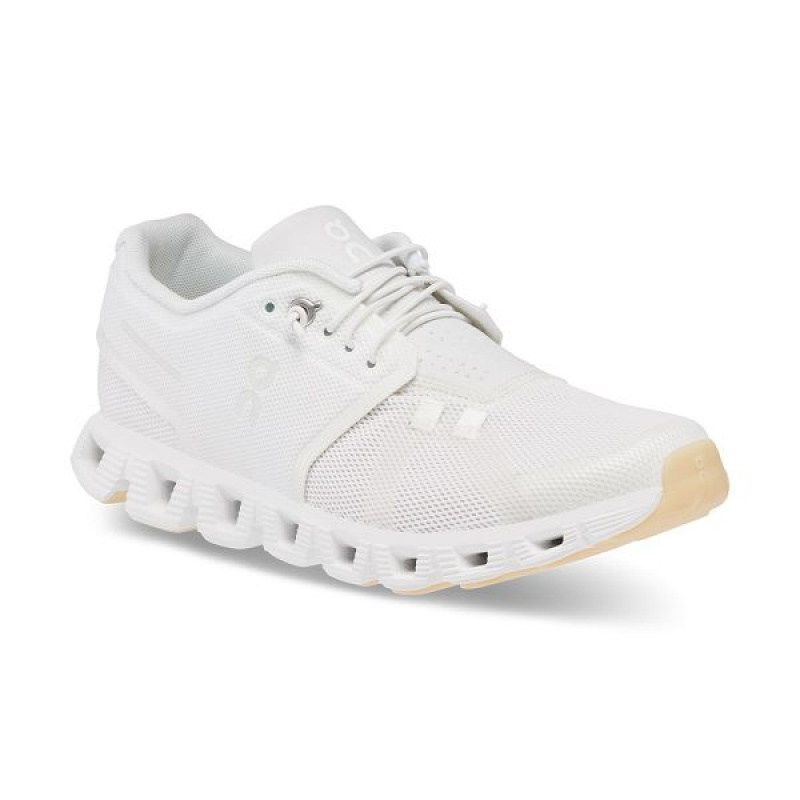 On Running Cloud 5 Undyed Women's Road Running Shoes White | 5631842_SG