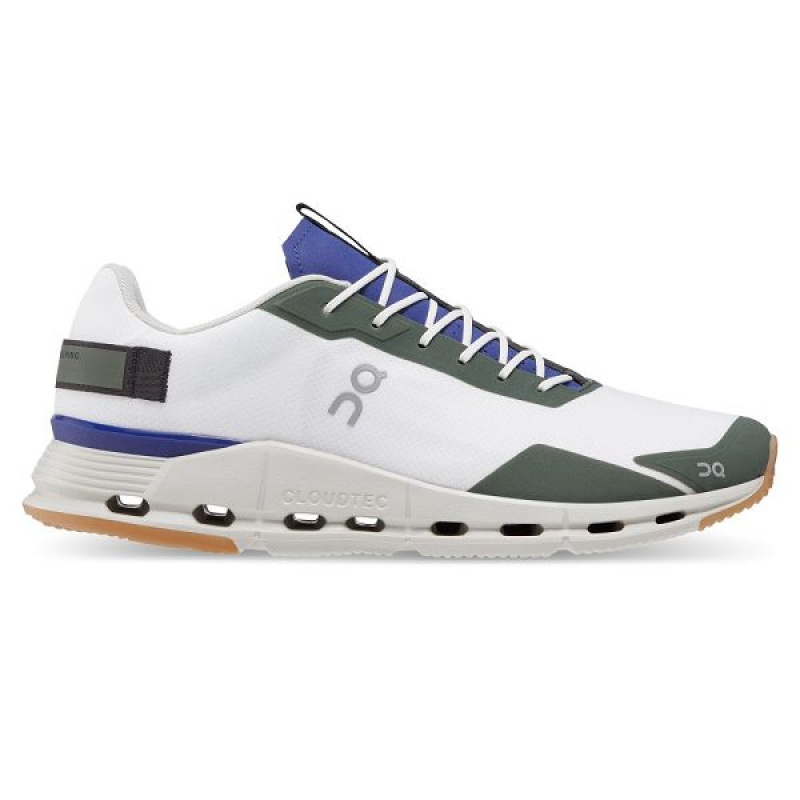 On Running Cloudnova Form Men\'s Sneakers White / Indigo | 4638291_SG
