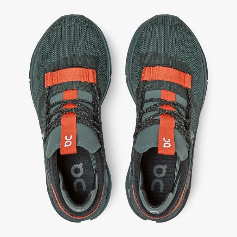 On Running Cloudnova Women's Sneakers Green / Orange | 6015984_SG
