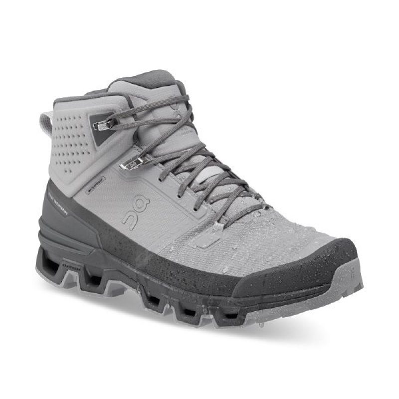 On Running Cloudrock 2 Waterproof Men's Hiking Boots Grey | 9680241_SG