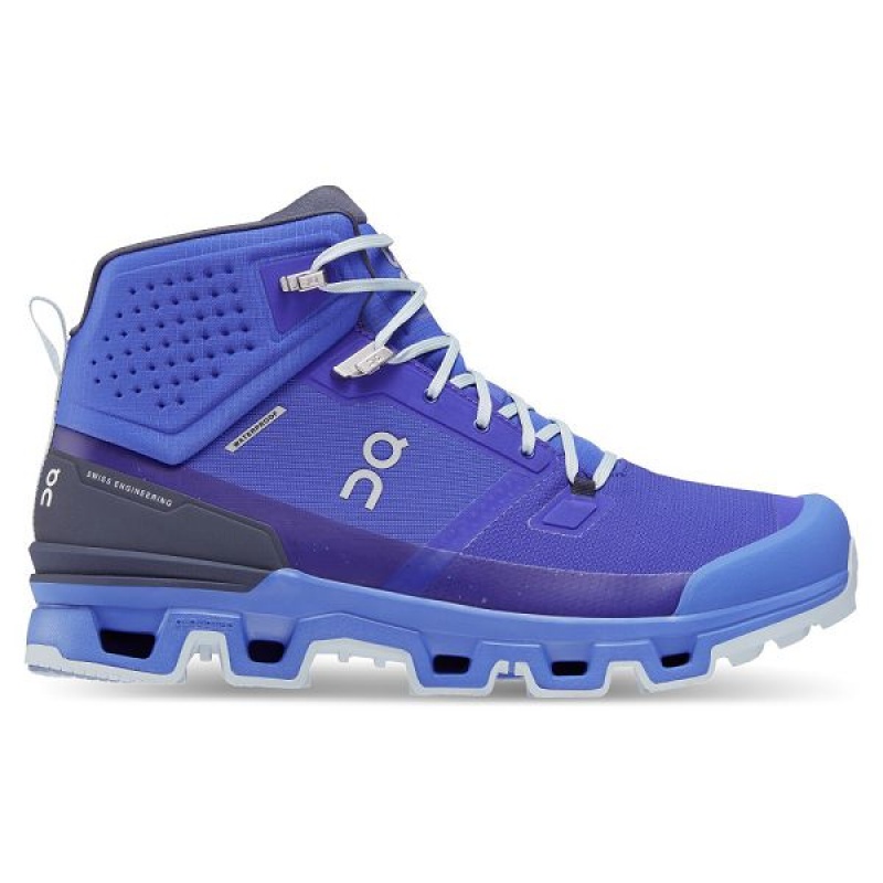 On Running Cloudrock 2 Waterproof Men\'s Hiking Boots Indigo | 9643810_SG