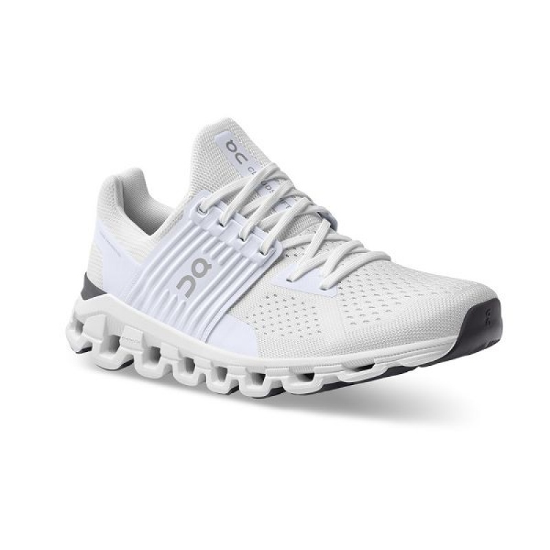 On Running Cloudswift Men's Road Running Shoes White | 8510647_SG