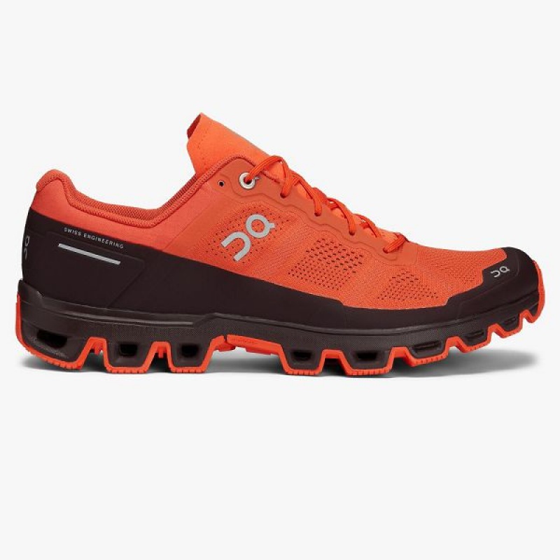 On Running Cloudventure 2 Men\'s Hiking Shoes Orange / Chocolate | 5938042_SG