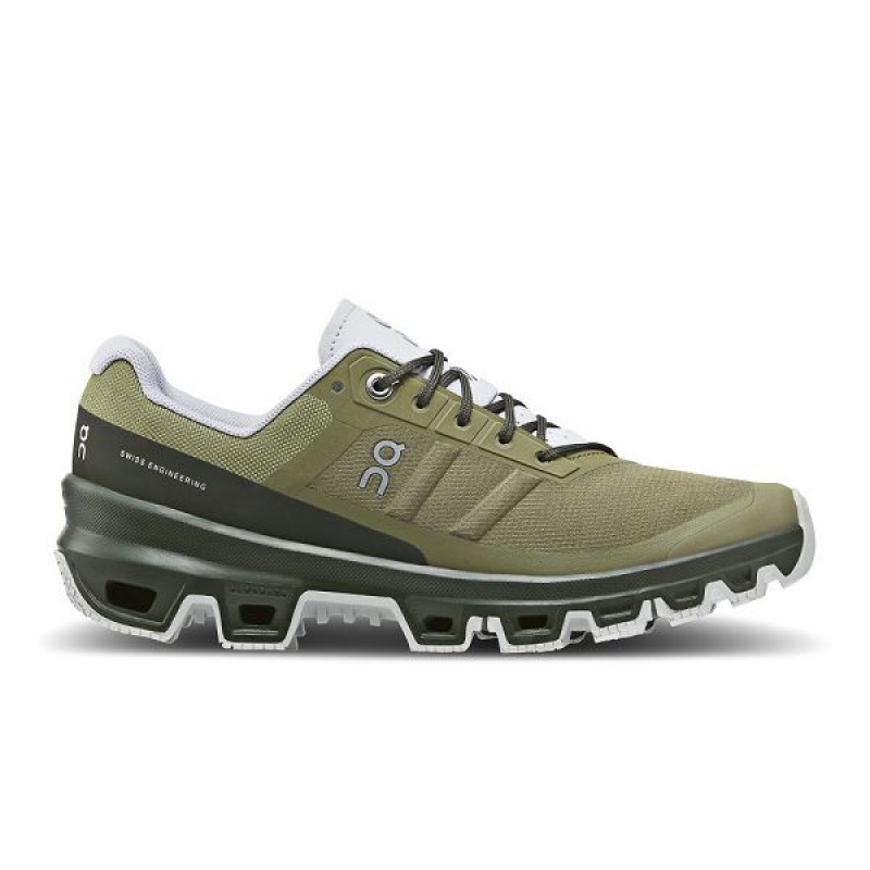 On Running Cloudventure Men\'s Trail Running Shoes Olive | 4980573_SG