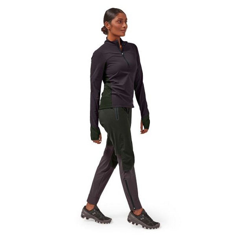 On Running Trail Breaker Women's Jackets Chocolate / Green | 3902641_SG