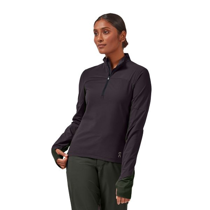 On Running Trail Breaker Women\'s Jackets Chocolate / Green | 3902641_SG